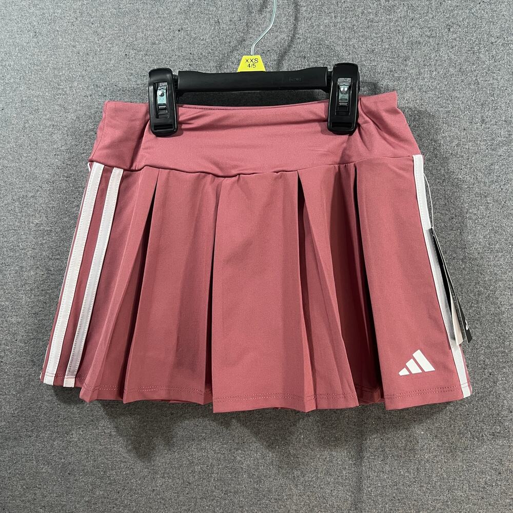 Adidas Girls Pleated Skort Pink Size M